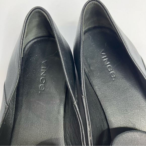 Vince Marley Loafer black leather flats size 9 - Picture 6 of 10